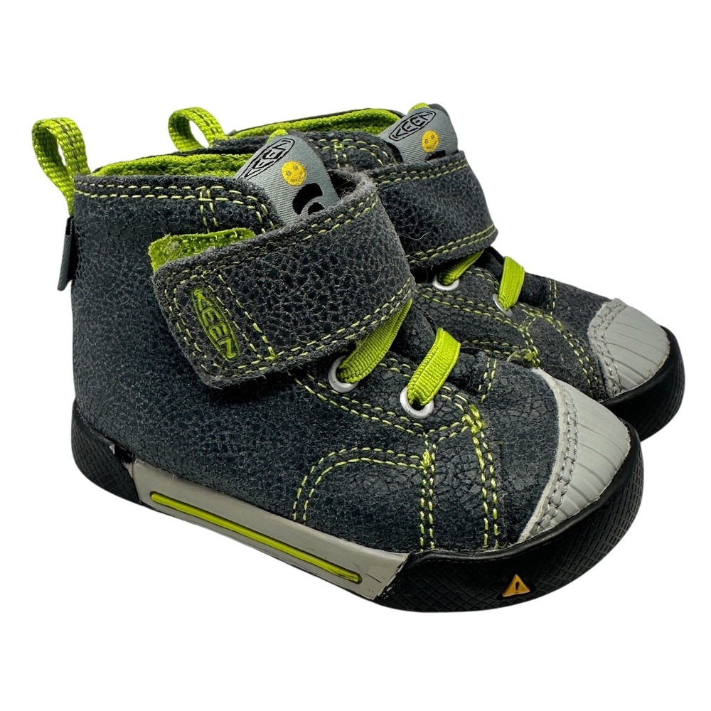 Keen Encanto Scout High Top Shoe Little Boys Toddler 4 Grey Casual Play Sneakers